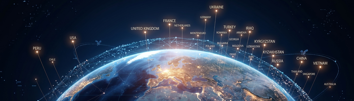 Hyundai Bio Global Network Map